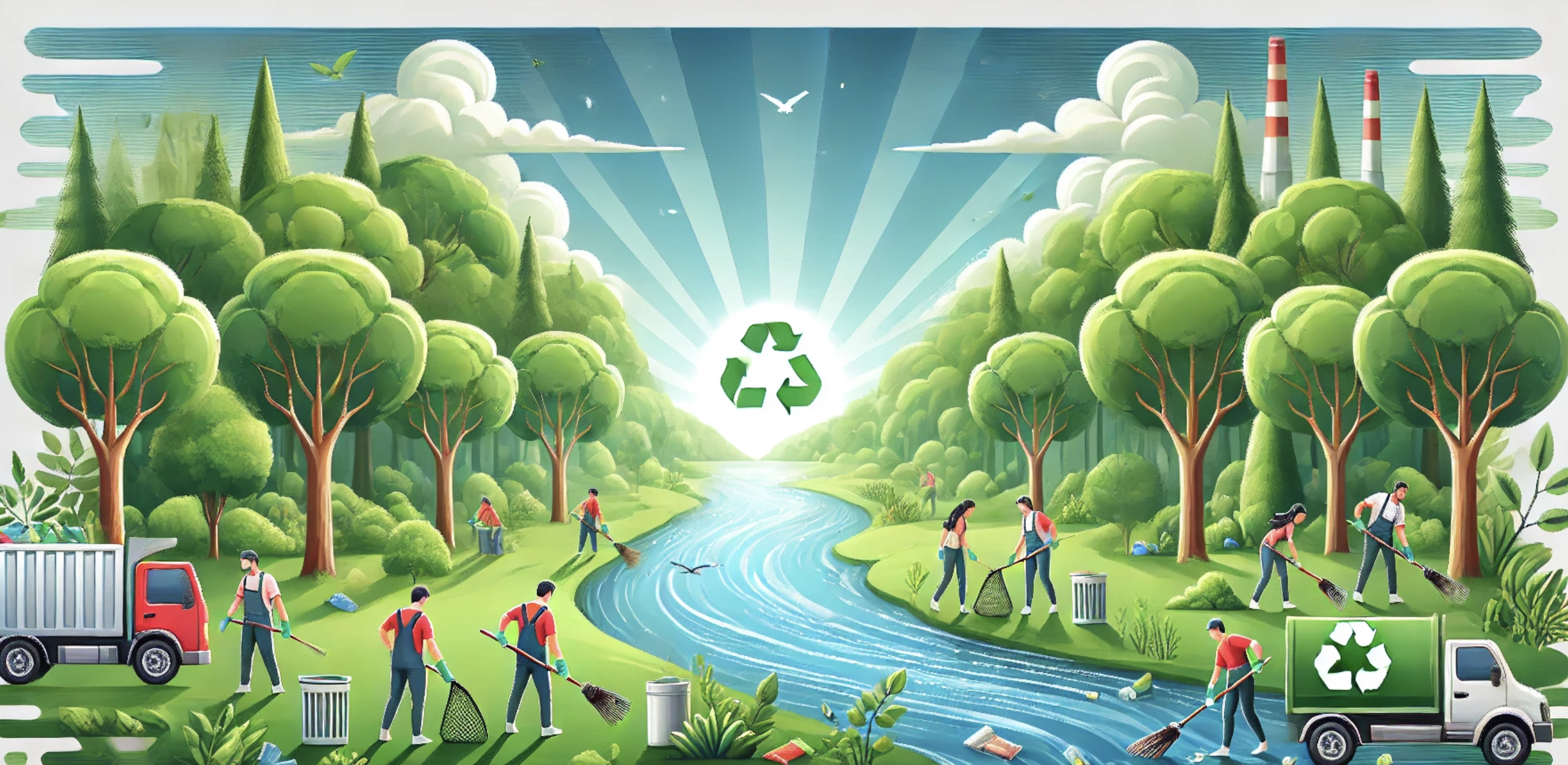 داوطلبان در حال پاکسازی